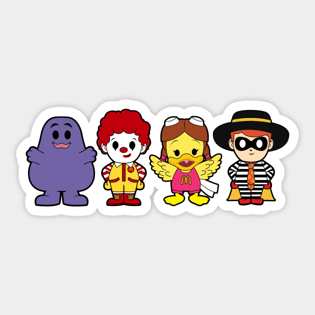 McDonald's Mascot Sticker by liora natalia